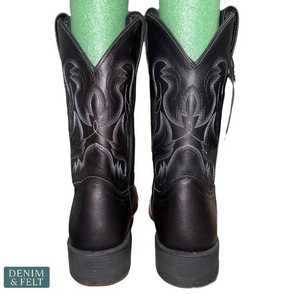 Cody James Ace Black Western Cowboy Boots Men’s 11D Broad Square Toe NEW/NWT - Picture 12 of 15